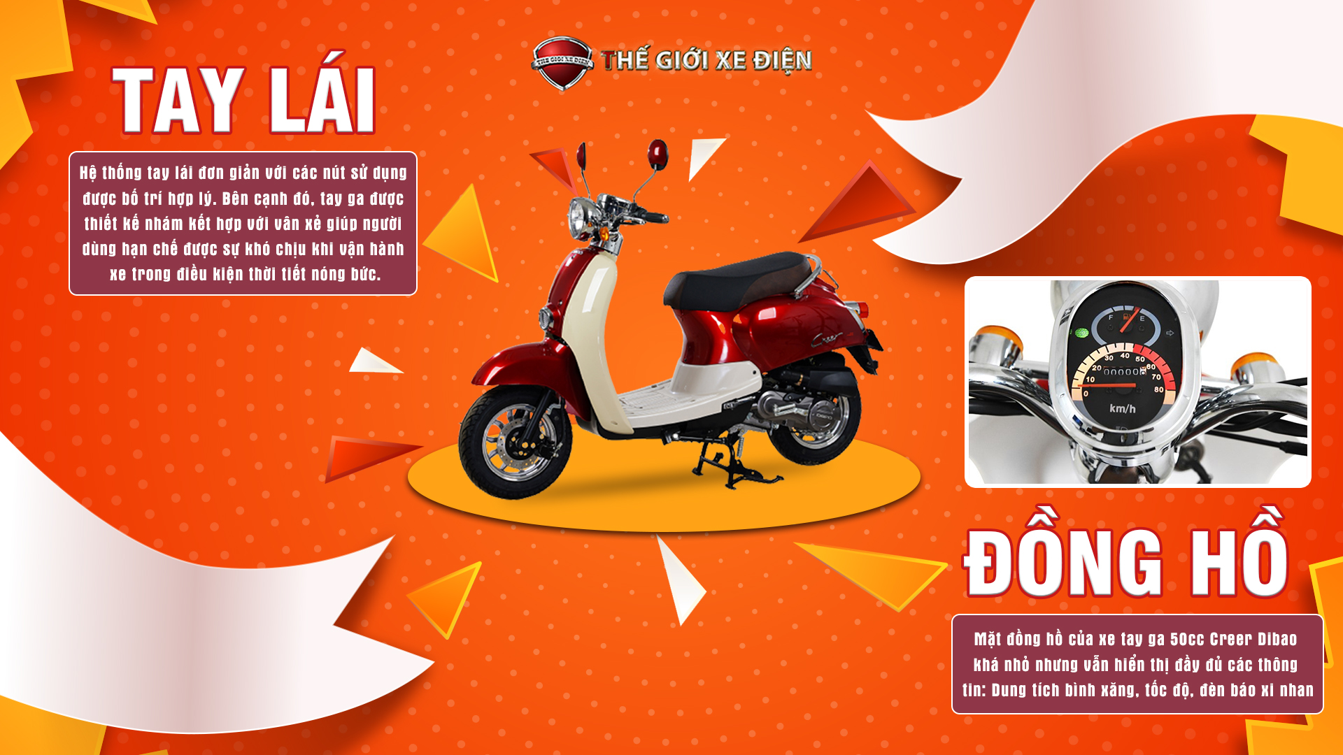 Xe Ga 50cc Dibao Creer 2023 Phanh Đĩa Xe Ga 50cc Dibao Creer 2023 Phanh Đĩa