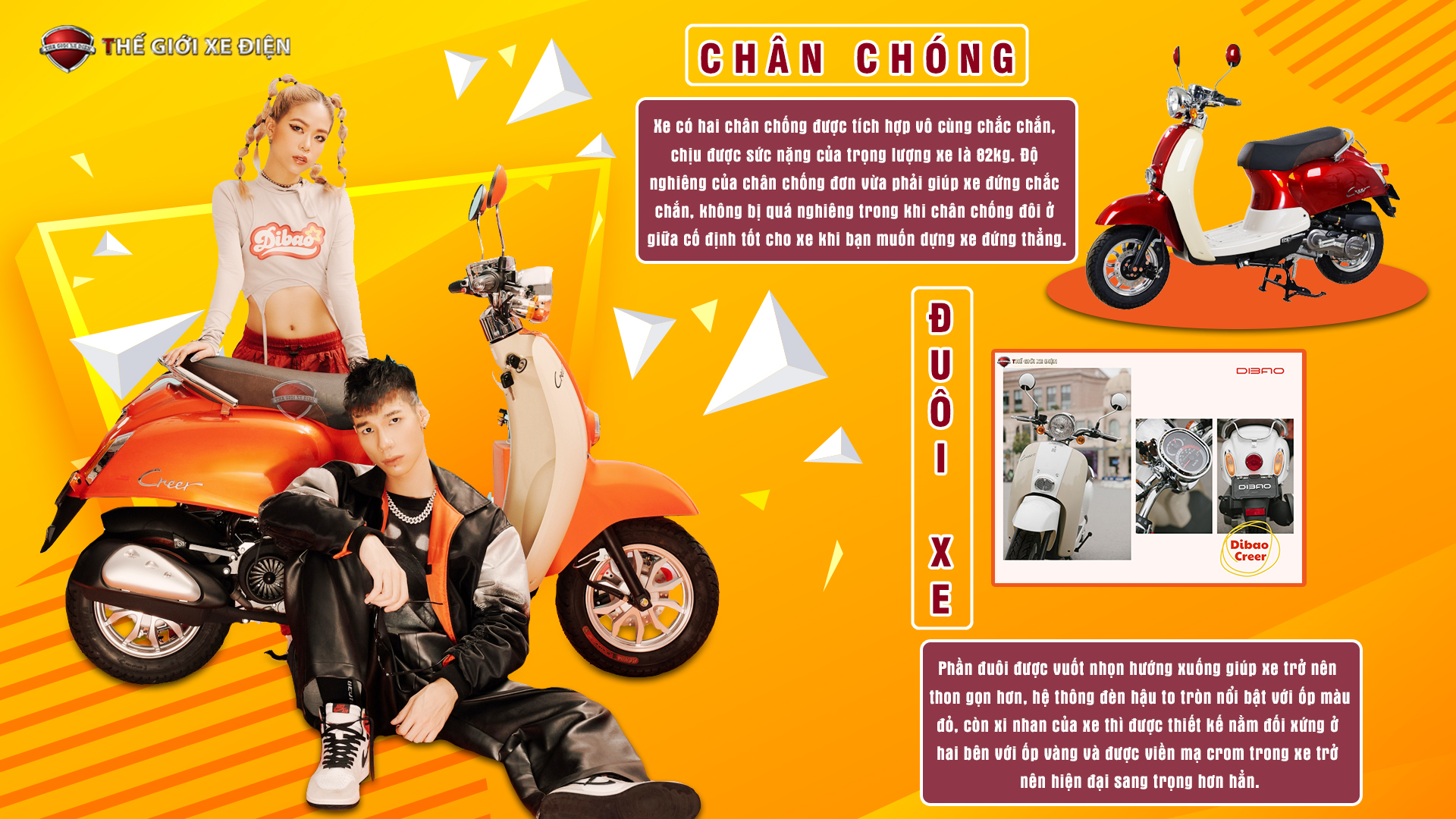 Xe Ga 50cc Dibao Creer 2023 Phanh Đĩa Xe Ga 50cc Dibao Creer 2023 Phanh Đĩa