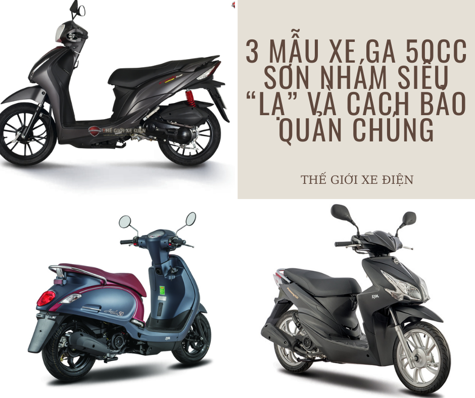 Xe ga 50cc sơn nhám Xe ga 50cc sơn nhám