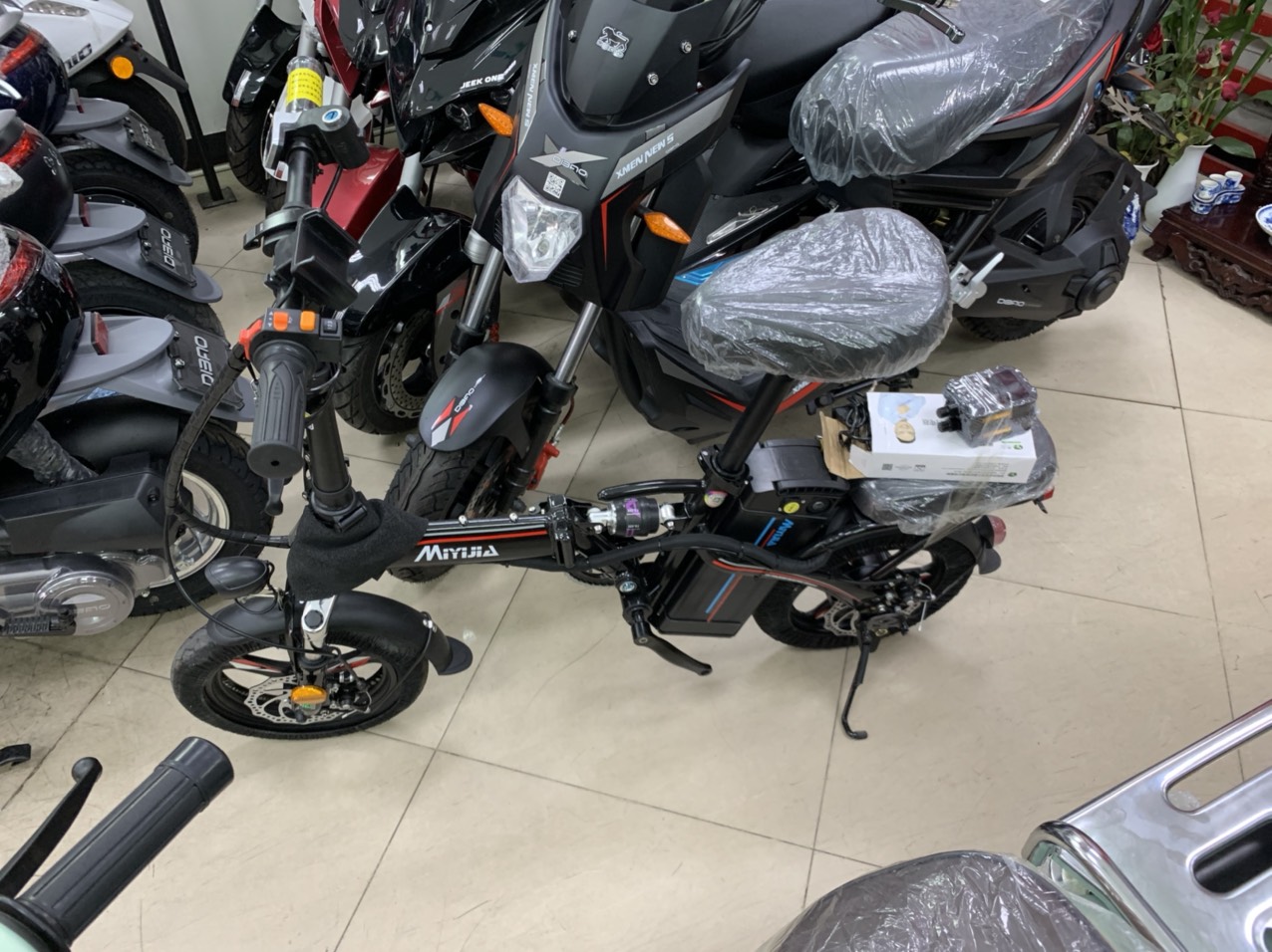 Xe Đạp Điện Gấp MiYiJiA Japan Xe Đạp Điện Gấp MiYiJiA Japan