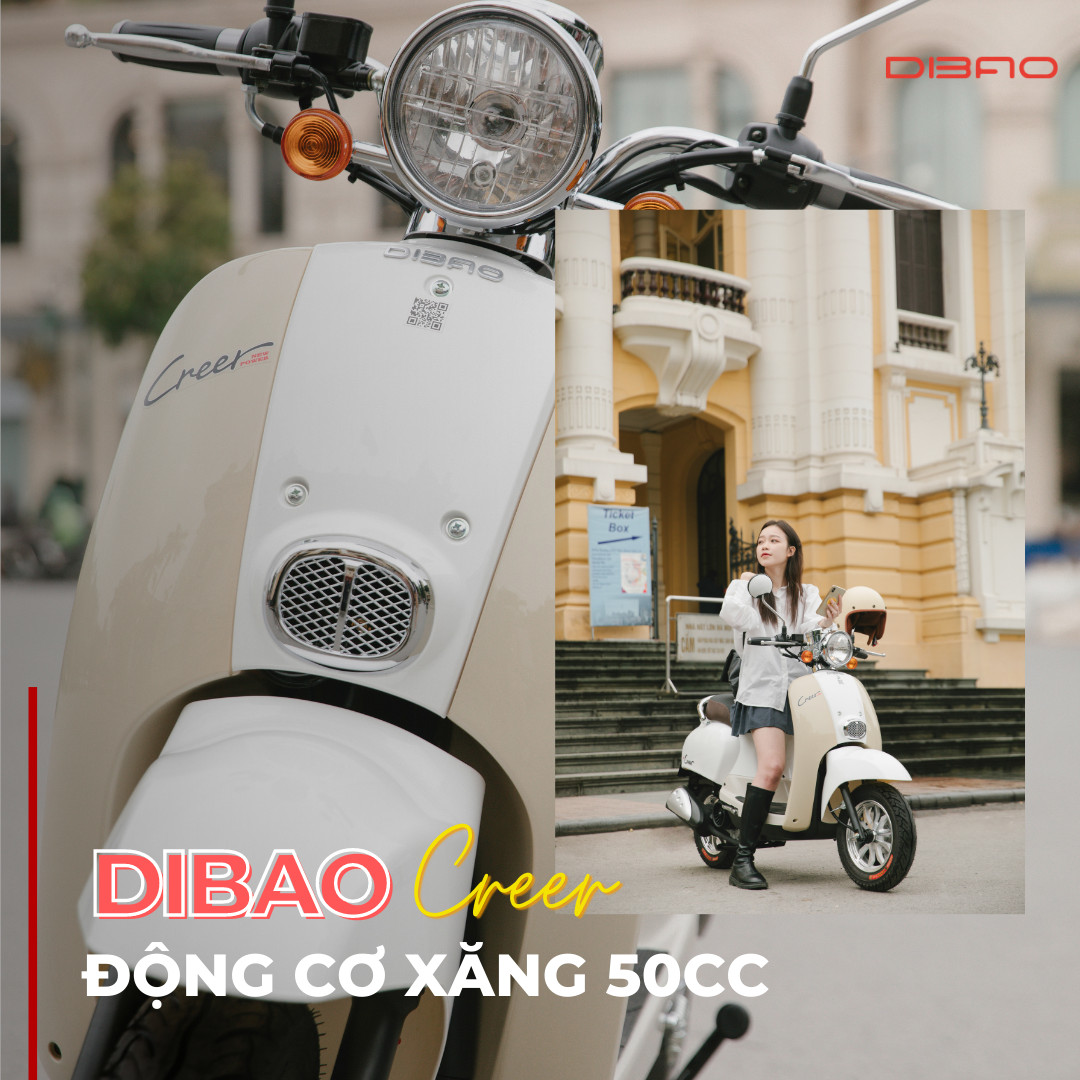 Xe Ga 50cc Dibao Creer 2023 Phanh Đĩa Xe Ga 50cc Dibao Creer 2023 Phanh Đĩa