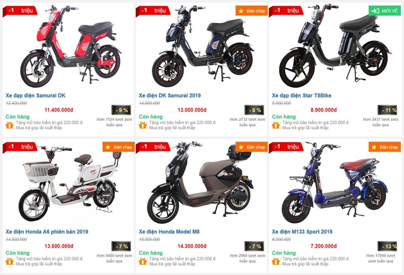 Mua xe đạp điện giá rẻ tại Hồ Chí Minh bang-gia-xe-dap-dien-gia-re-ho-chi-minh