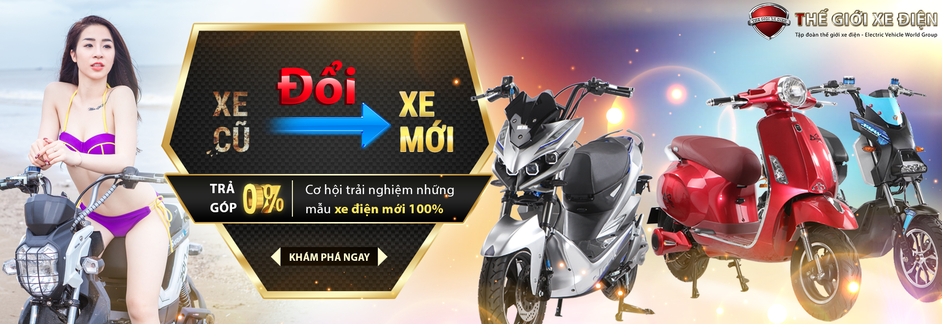 Đổi xe điện cũ lấy xe điện mới Đổi xe điện cũ lấy xe điện mới