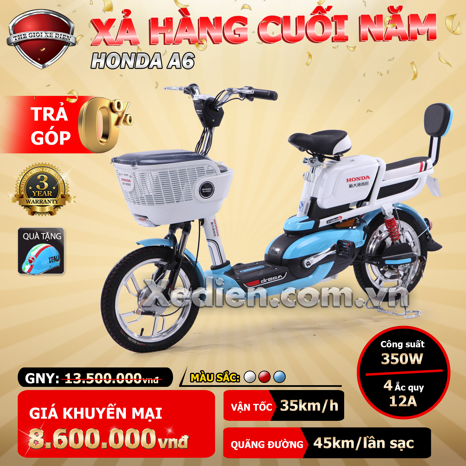 Xe Điện Honda A6 xe-dien-honda-a6