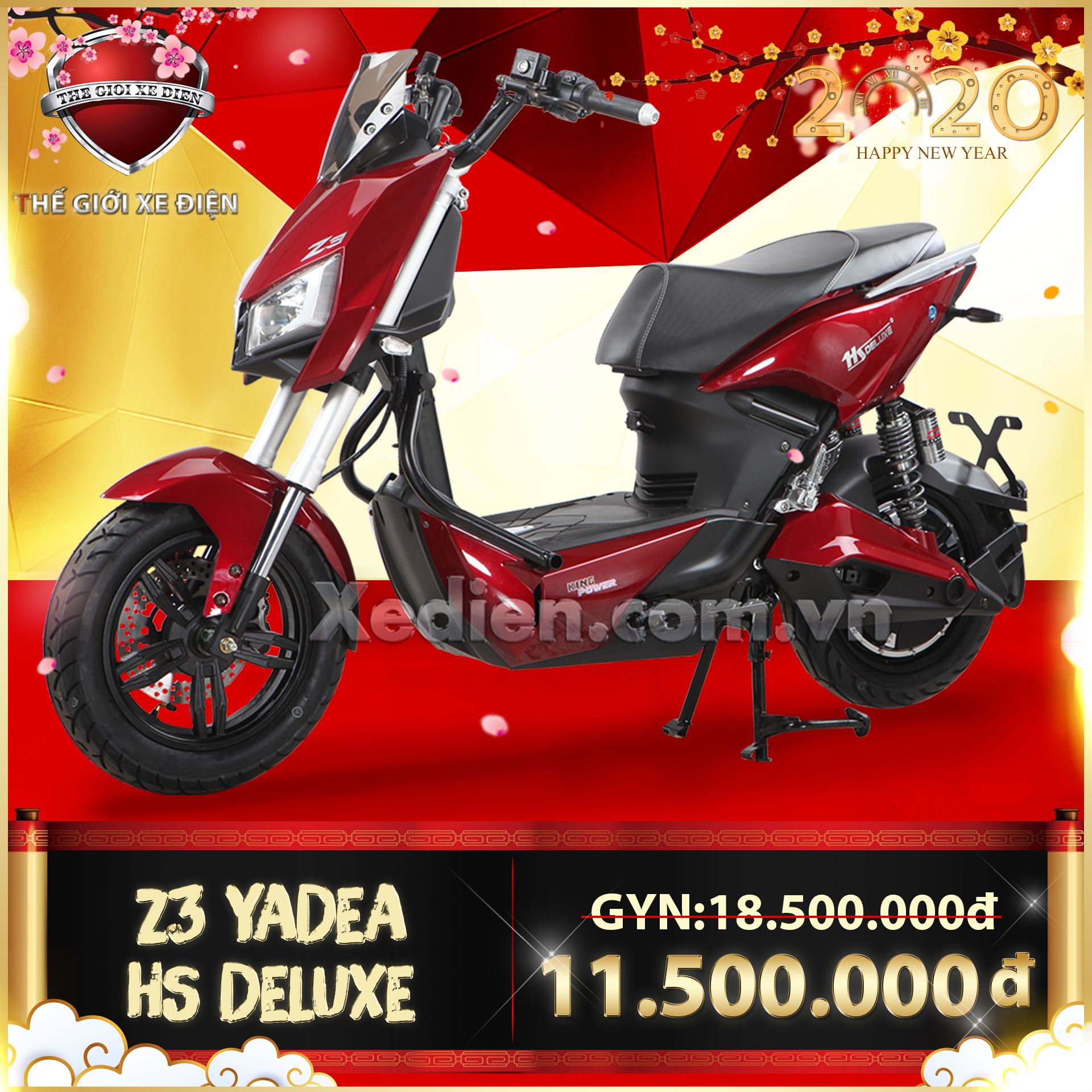 xe máy điện hầm hố Hsdeluxe Z3 limited xe máy điện hầm hố Hsdeluxe Z3 limited