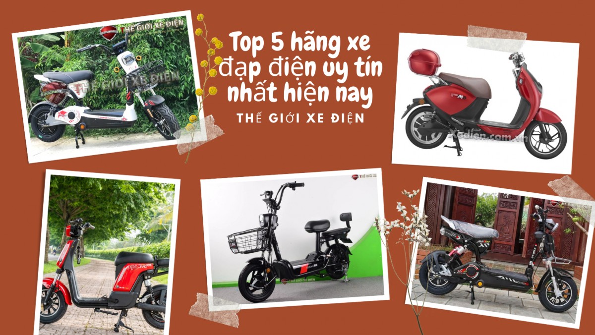 Top 5 hãng xe đạp điện uy tín nhất hiện nay