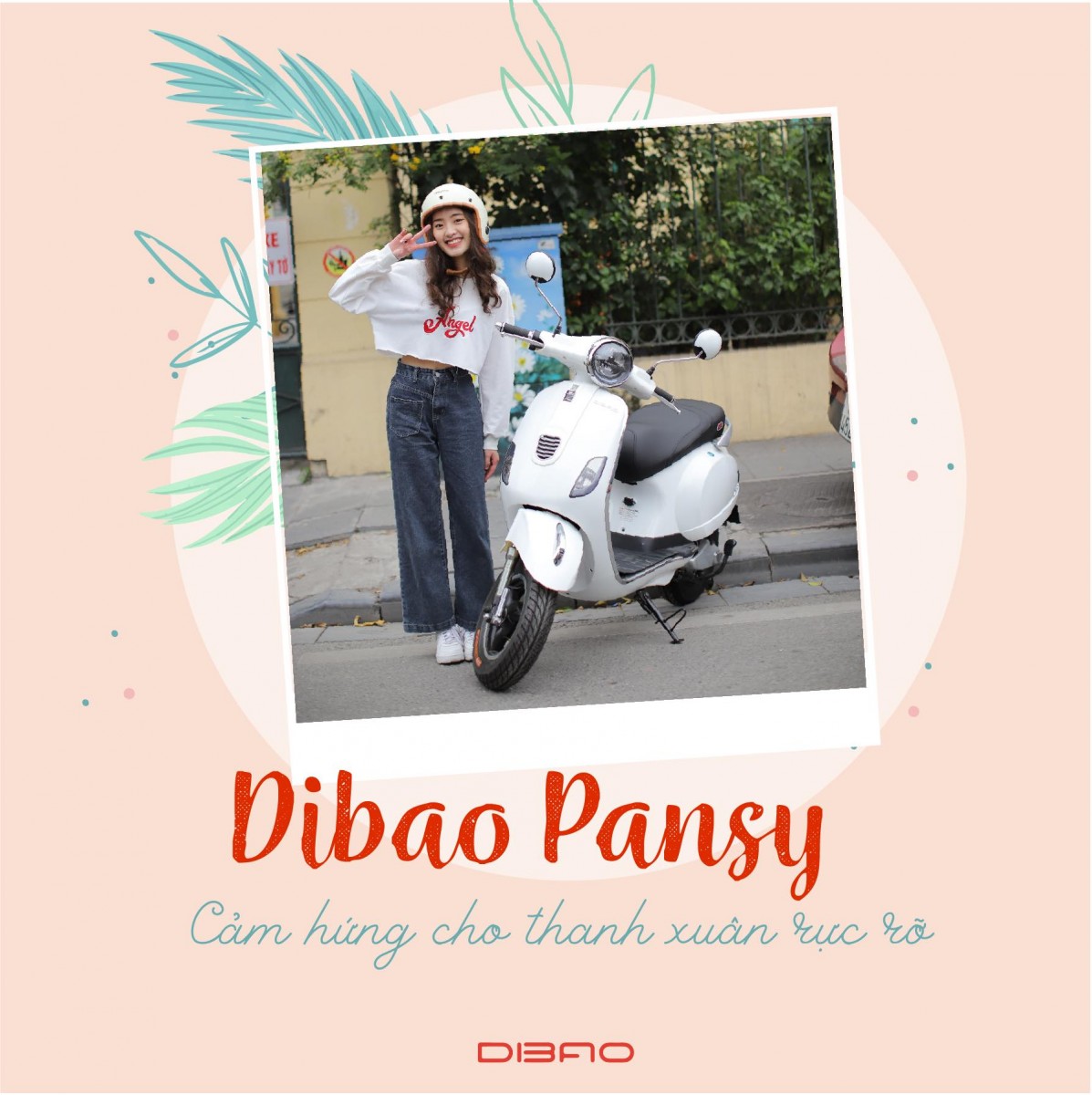 Chi Tiết Xe Máy Điện Vespa Dibao Pansy S Chất Lượng Cao
