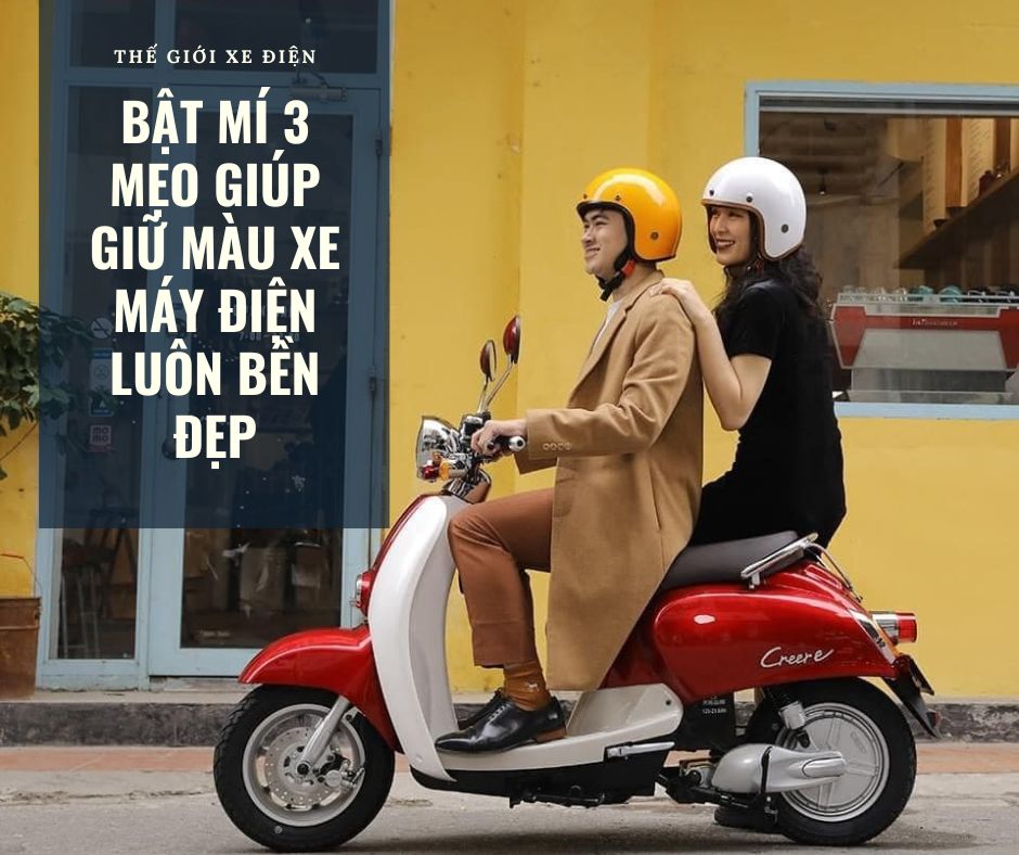 Bật mí 3 mẹo giúp giữ màu xe máy điện luôn bền đẹp