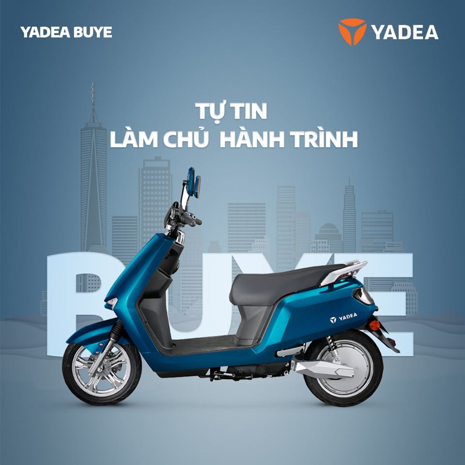 Thanh Lịch – Mạnh Mẽ - Hiện Đại – Năng Động – Xe Máy Điện Yadea Buye Tự Tin Làm Chủ Hành Trình