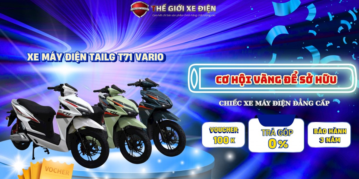 Xe máy điện Tailg T71 Vario 8 Thông Minh, Tích Hợp Nhiều Tiện Ích Hiện Đại