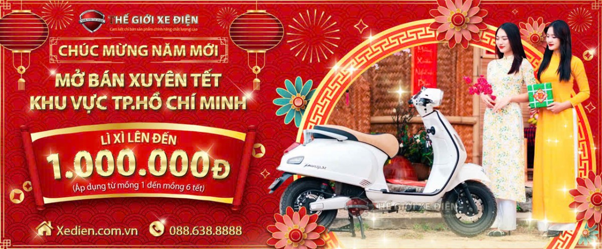 Chào Đón Năm Mới - Nhận Quà Cực Khủng Tại Thế Giới Xe Điện
