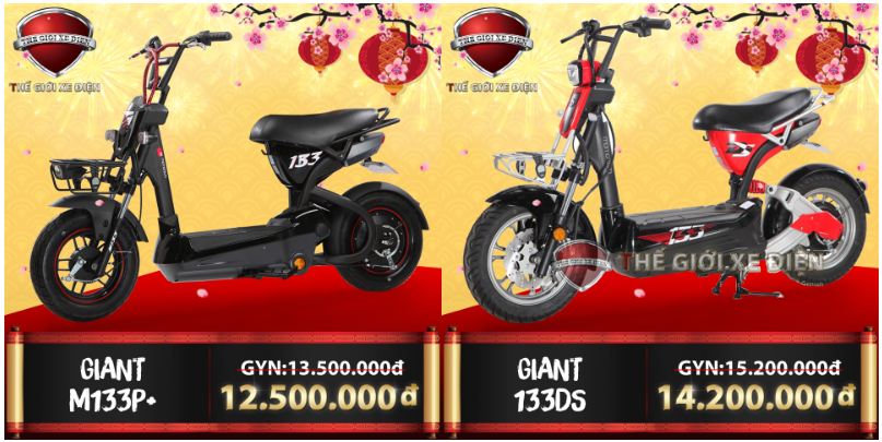Xe Giant lì xì Tết giá giảm mạnh