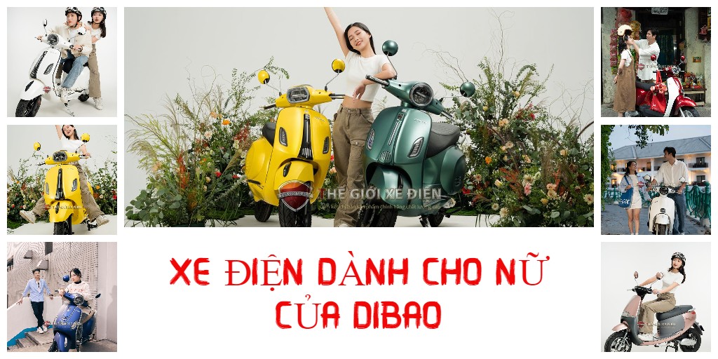 Những tiêu chí để lựa chọn một chiếc xe điện cho nữ đến từ DIBAO