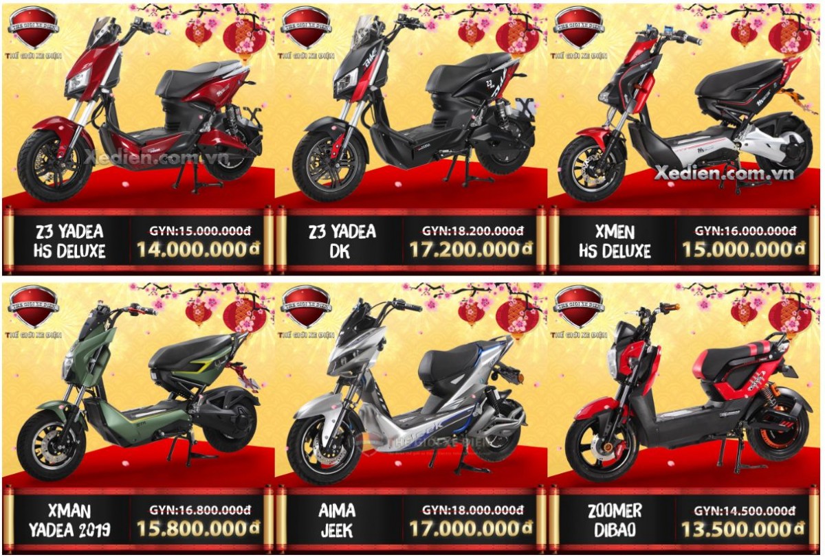 Điểm tên những mẫu xe máy điện nam tính và mức giá hiện tại của xe
