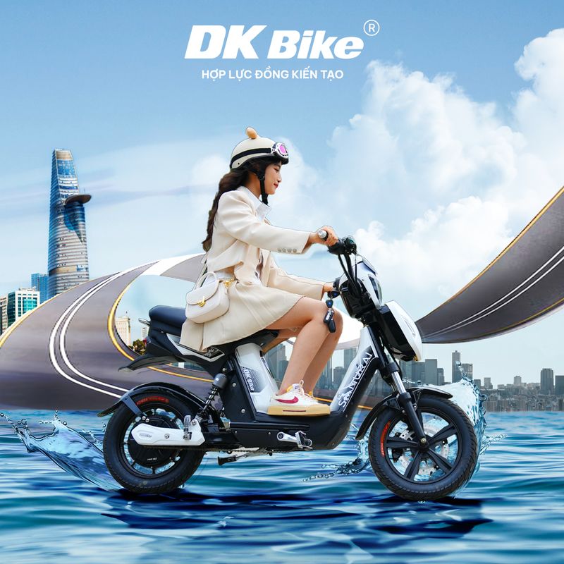 Xe đạp điện DK Samurai IV pin lithium 48V12A Chiến Binh Đường Phố 2024