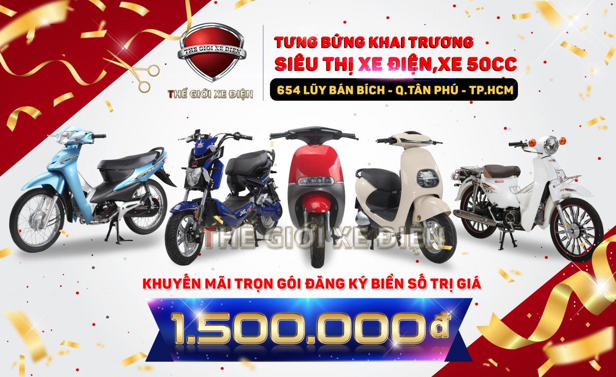 Tưng bừng khai trương cở sở mới: 654 Lũy Bán Bích - Hồ Chí Minh
