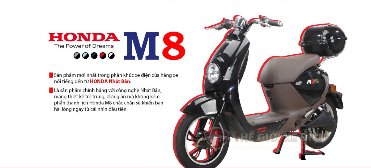 THẬT BẤT NGỜ! KHÔNG PHẢI XE MÁY ĐIỆN, HONDA MODEL M8 LÀ XE ĐẠP ĐIỆN