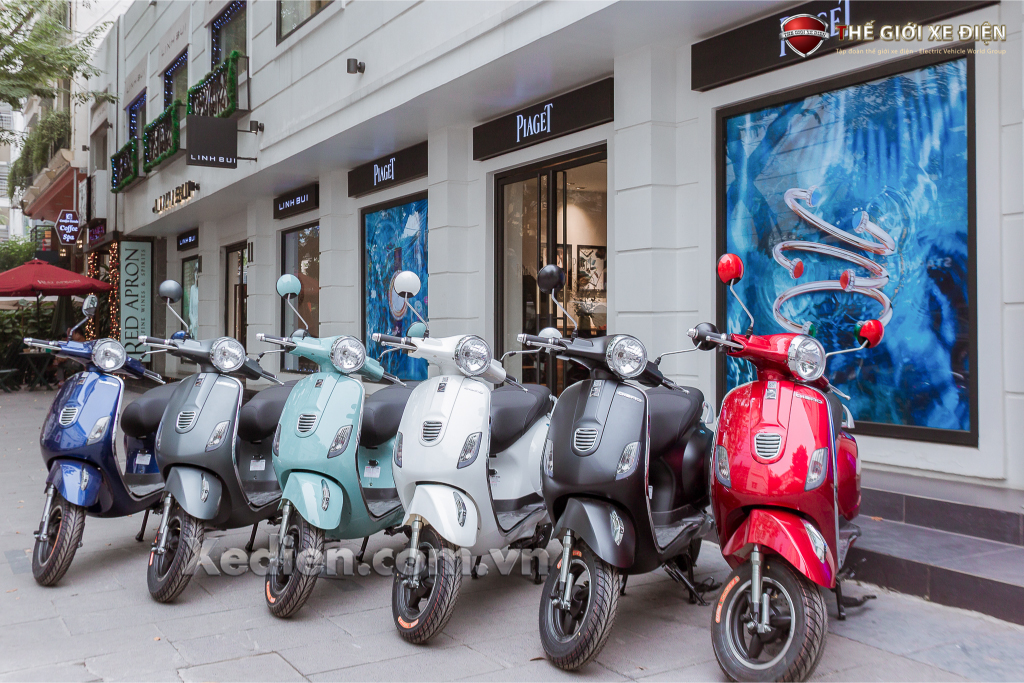 Xe máy điện Vespa nào tốt: JVC, Nioshima, Dibao, Primavera