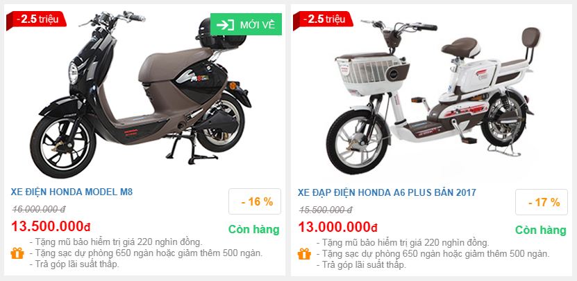 Những mẫu xe điện Honda đáng mua hiện nay
