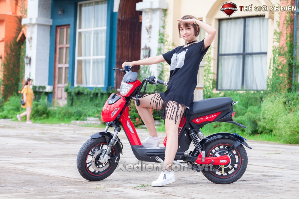 Xe điện DK Samurai 2019 phanh đĩa thể thao - khỏe khoắn - ấn tượng 