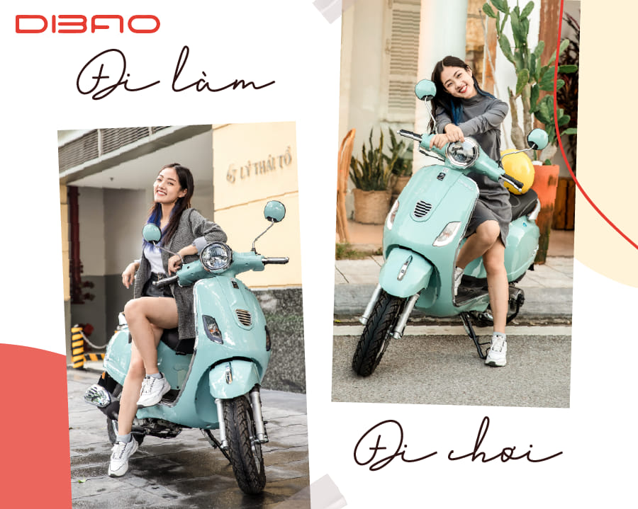 Xe Máy Ga 50cc Vespa Dibao Pansy XS 2023 – Sản Phẩm Mới, Chất Lượng Mới
