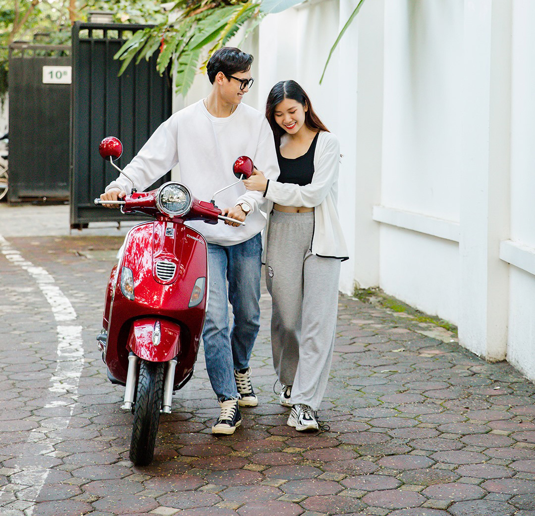 Khả Năng Vận Hành, Không Gian Chứa Đồ Của Xe Máy Ga 50cc Vespa Dibao Pansy XS