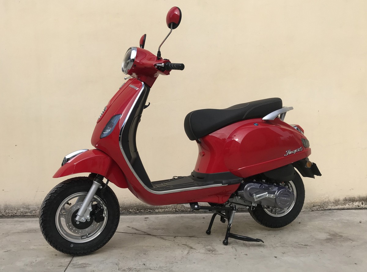 Xem Ngay Những Đánh Giá Chi Tiết Về Mẫu Xe Mới Xe Máy Ga 50cc Vespa Dibao Pansy XS 2023