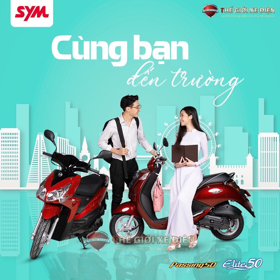 4 điểm cộng yêu thích ở chiếc xe ga 50cc SYM Passing 