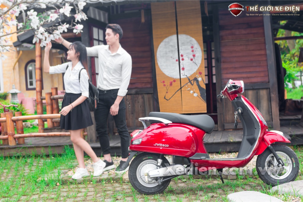 xe điện JVC Vespas2019 đèn vuông JVC/daidien