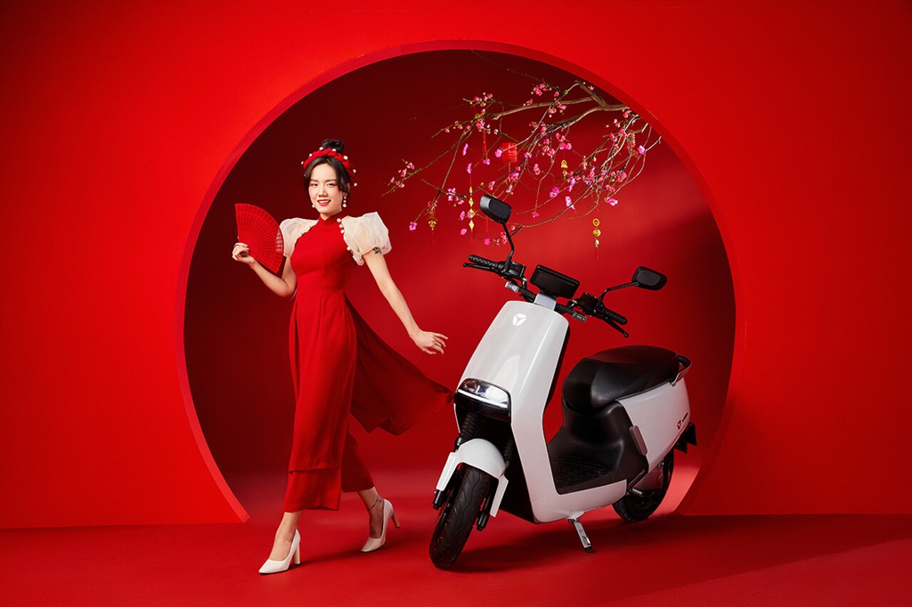 Kiểu dáng thiết kế bắt mắt của xe máy điện Kiểu dáng thiết kế bắt mắt của xe máy điện